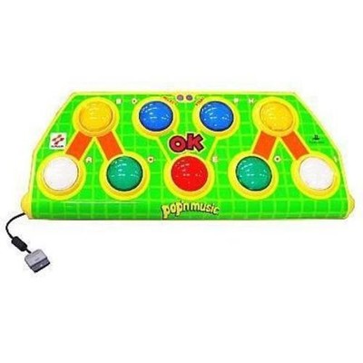 Pop'n Music Arcade Style Controller Sony Playstation 2 PS2 PSX JAPAN