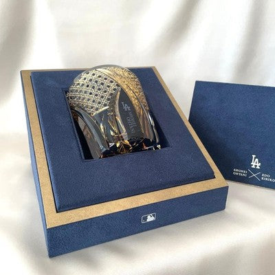 Shohei Ohtani × Edo Kiriko Rock Glass Limited 300 Rare Japanese Crystal MLB *1