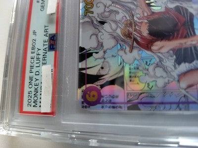 One Piece Monkey D. Luffy SEC Super Parallel Anime 25th collection PSA10 SSR
