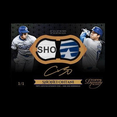 2024 Topps 50/50 Shohei Ohtani 3Boxes Card box Major League Baseball Dodgers