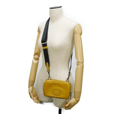 Coach Carrier Fawn Crossbody Smooth Calf Mustard Dark Yellow Outlet Leather