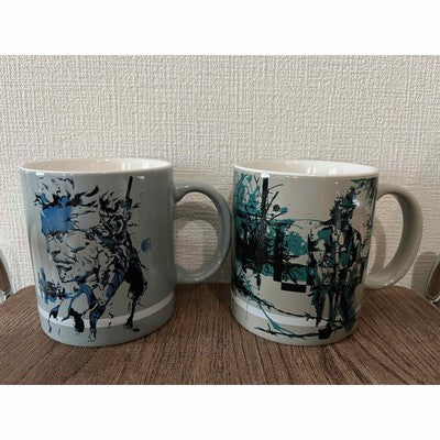 【Set of 2】Metal Gear Solid Hd Edition Original Mug  KONAMI Japan Hideo Kojima