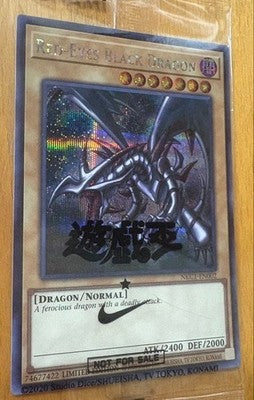 Yu-Gi-Oh! x NIKE Red-Eyes Black Dragon Holo Version 2025 World Promo card