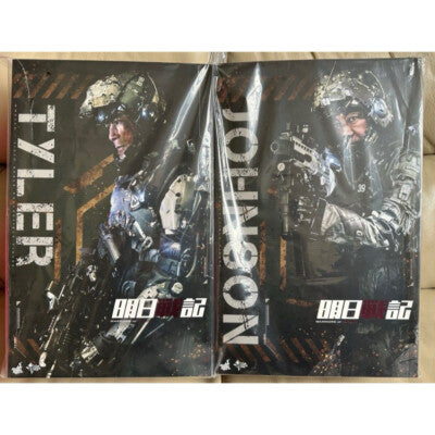 HotToys Masterpiece Johnson & Tyler Warriors of the Future 1/6Figure MMS668 &667