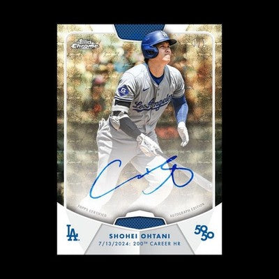 2024 Topps 50/50 Shohei Ohtani 3Boxes Card box Major League Baseball Dodgers