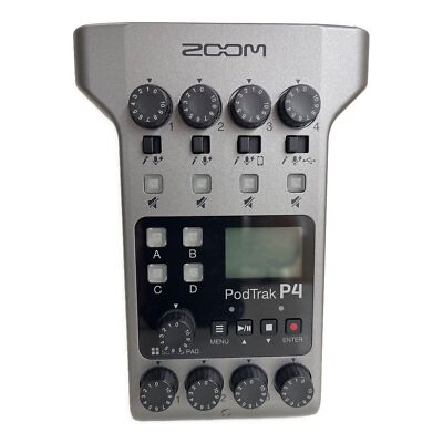 Beautiful Used Zoom PodTrak P4 Portable Multitrack Podcast Handy Recorder