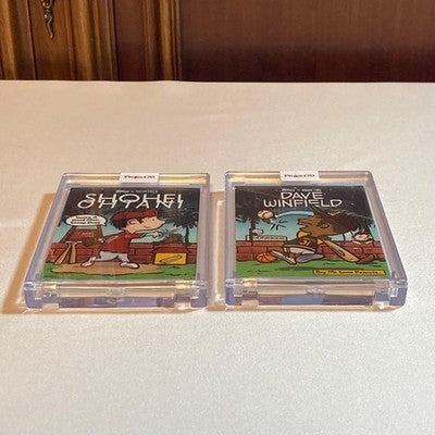 2021 Topps Project 70 Shohei Ohtani & David Winfield Snoop Dogg Card Set