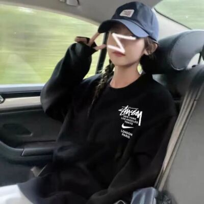 see description size M-XL stussy nike embroidered sweatsuit  unisex black gray