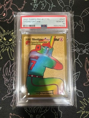 PSA10 Shohei Ohtani by Topps Project70 Pokémon Card Homage Angels uniform
