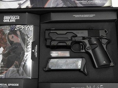 good condition SAO Gun Gale Online AM.45 Black Vorpal Bunny Blowback Pistol