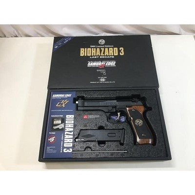 good Condition TOKYO MARUI BIOHAZARD 3 SAMURAI EDGE Kai Chris Redfield Model Gas