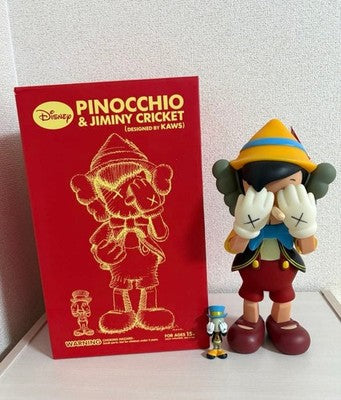 KAW Pinocchio & Jiminy Cricket 2010 Limited Edition Medicom Toy
