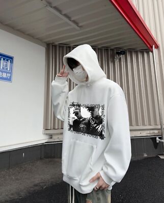 check desctiption size M-XL Stussy street style winter fleece and thick parka