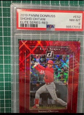 2019 Panini  Shohei Ohtani PSA8 /149 First Number Card MBL Angels #ES2