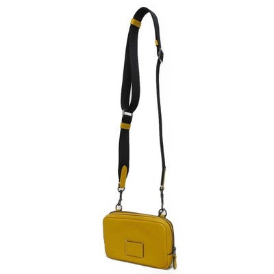 Coach Carrier Fawn Crossbody Smooth Calf Mustard Dark Yellow Outlet Leather
