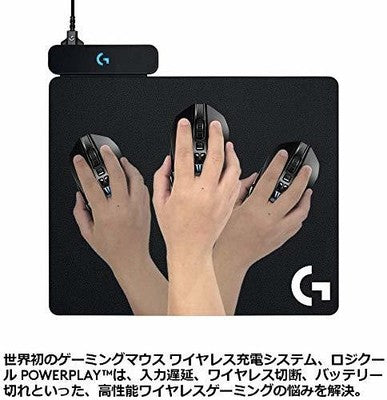 【US/DDP】 Logitech G Series Gaming Mouse Pad G-PMP-001 POWERPLAY Black NEW F/J JP
