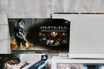 no software PS3 Metal Gear Rising Limited Edition Box figure & CD included