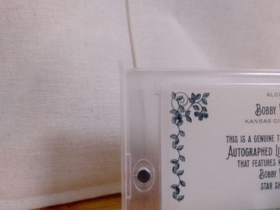 Topps allen & ginter lineup card relic auto Bobby Witt Jr 1/1 Kansas City Royals
