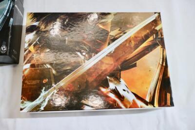 no software PS3 Metal Gear Rising Limited Edition Box figure & CD included