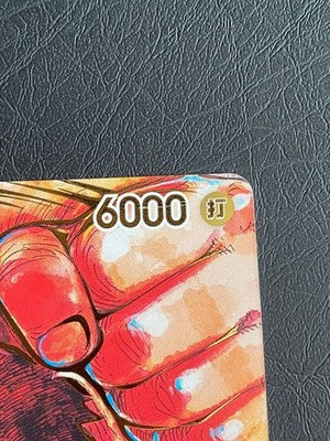 One Piece Card Monkey D Luffy SR Signed by Oda The Protagonist of a New Era