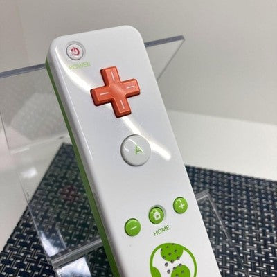 Nintendo Wii Remote Plus Yoshi Edition Controller Green White with Jacket