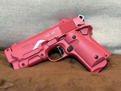 SAO Gun Gale Online AM.45 LLENN Vorpal Bunny Gas Blowback Pistol pink gift *8