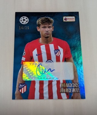 2023 Topps Marcos Llorente Autograph Card Limited Edition/25 Atletico de Madrid