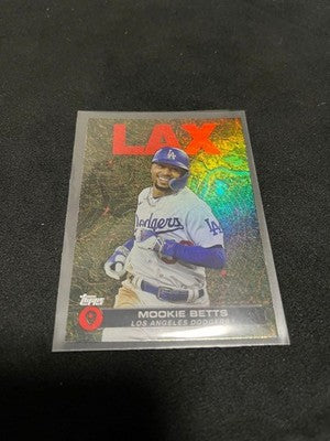 Topps 2024 Series2 Mookie Betts Limited Edition LAX Card /10 Los Angeles Dodgers