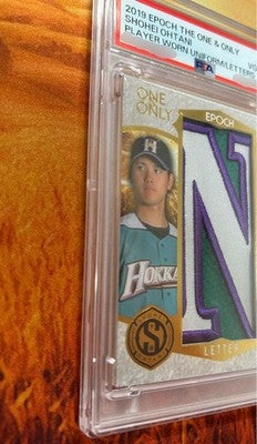 EPOCH 2019 Shohei Ohtani THE ONE&ONLY Nippon Ham Fighters  Letter Patch
