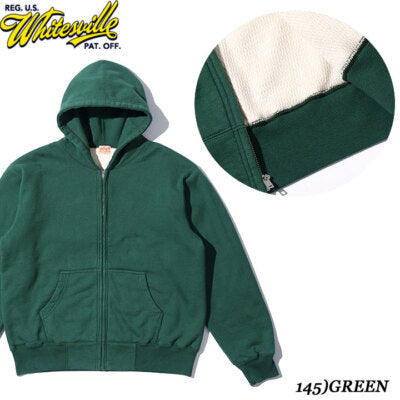 see description 6colors WHITESVILLE SET-IN ZIP SWEAT PARKA LINING WV69264
