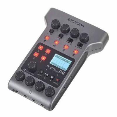 NEW Zoom PodTrak P4 Portable Multitrack Podcast Handy Recorder