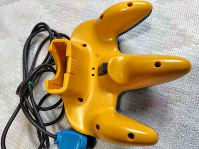 Nintendo 64 Controller Pikachu Pokemon N64 Blue Yellow NUS-005 Limited Tested