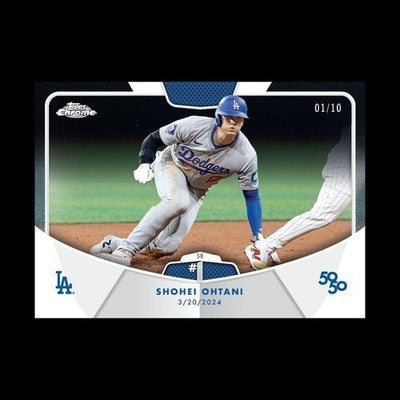 2024 Topps 50/50 Shohei Ohtani 3Boxes Card box Major League Baseball Dodgers