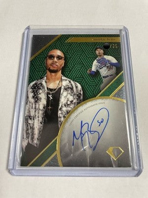 2024 MBL Mookie Betts Autographed Card TOPPS DIAMOND ICONS BASEBALL