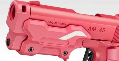 SAO Gun Gale Online AM.45 LLENN Vorpal Bunny Gas Blowback Pistol pink gift *6