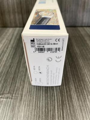 NEW ESCHENBACH handheld Loupe mobilux LED magnification x6 light 1511-6 acs