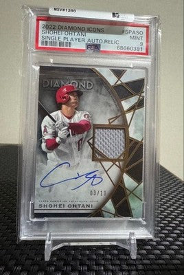 2022 Topps DAIAMOND ICONS Shohei Ohtani Limited PSA9 /10 + 2018 RC Bonus