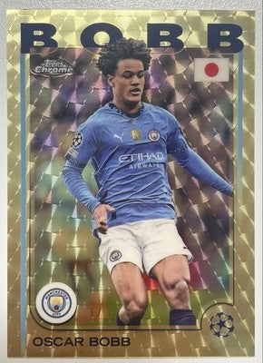 2024 Topps Chrome OSCAR BOBB SUPERFRACTOR UEFA Manchester City 1/1 1of1