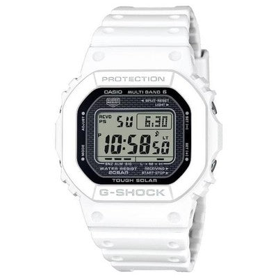 CASIO G-SHOCK GW-5000HS-7JF Tough Solar Radio-Controlled White Fabric Band
