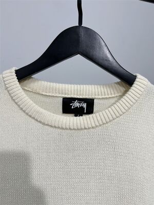 see description size S-XL STUSSY Stylish Classic Back Jacquard Monogram Jumper