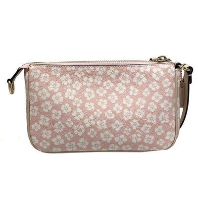 Coach Pouch Accessories Daisy Floral Print Nolita Handle Pouch Pink Multi
