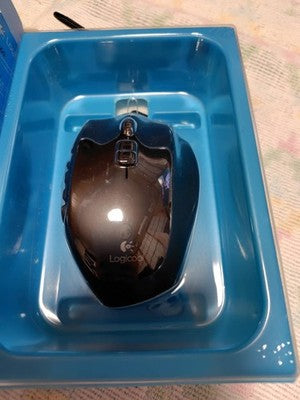 good Used Logitech G600t MMO Gaming Mouse FF XIV Recommend Model 20 Buttons JP