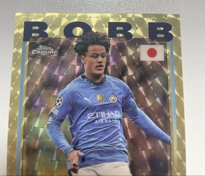 2024 Topps Chrome OSCAR BOBB SUPERFRACTOR UEFA Manchester City 1/1 1of1