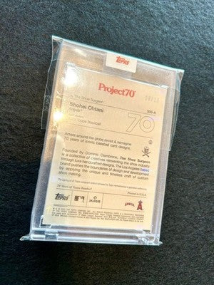 Shohei Ohtani Angels Autograph Card Topps Limited Edition 10 Project70 Hand sing