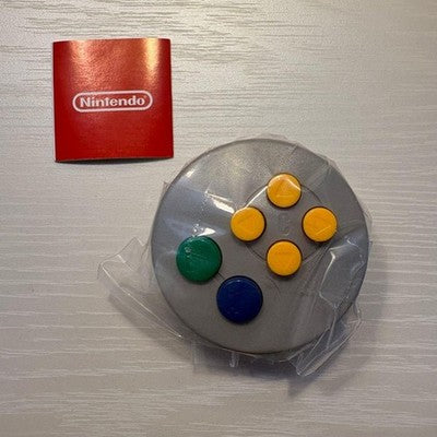 Nintendo 64 Controller Button Collection 2 Key Chain  N64 AB & C