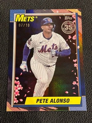 2025 Topps Pete Alonso Base Update Japan Edition /10 sakura