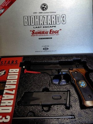 Tokyo Marui BIOHAZARD 3 SAMURAI EDGE Jill Valentine Model M92F special gift