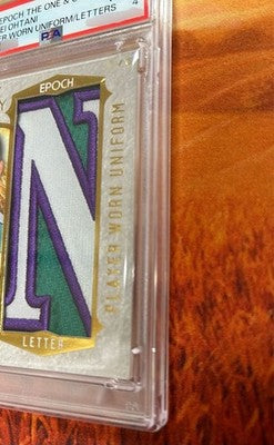 EPOCH 2019 Shohei Ohtani THE ONE&ONLY Nippon Ham Fighters  Letter Patch