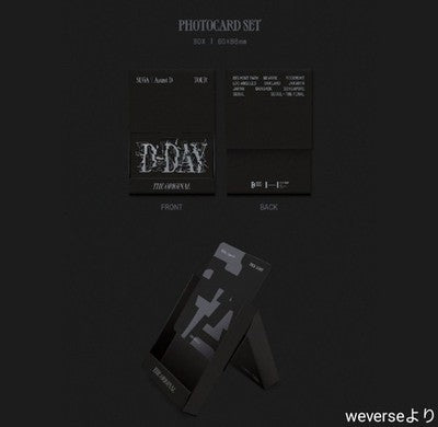 SUGA Agust D Tour D-DAY  The Original  BTS ARMY Official Goods KPOP