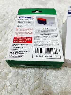 Nintendo 64 Expansion Pak NUS-007 OEM CIB Complete with Box Manual Ejector